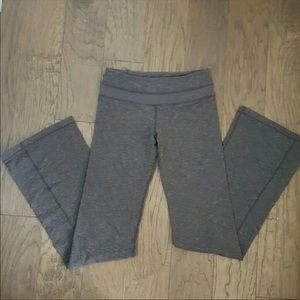 Lululmon gray flare yoga pants